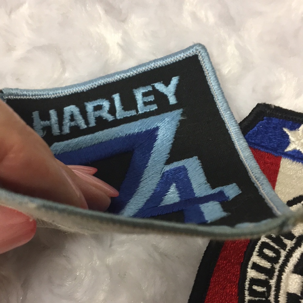 1970s HARLEY DAVIDSON PATCH and MORE LUV DATSON FORD 5 STAR ALL AMERICAN - Picture 12 of 13